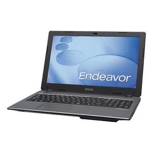 エプソン、フルHD解像度を選択できる15.6型ノートPC「Endeavor NJ3900E」