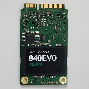mSATA版の高速SSD「Samsung SSD 840 EVO mSATA」が登場 - NUCやBRIXなどの超小型PCに最適か