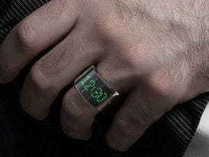 指輪でスマホを操作するウェアラブルデバイス「Smarty Ring」