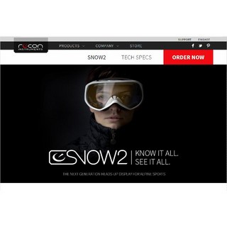 Facebook連携機能をサポートしたスノーゴーグルHUD「Snow2」