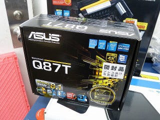 ASUS Q87T Mini-ITXマザーボード ACアダプター駆動