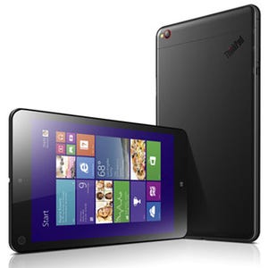Lenovo、WUXGA液晶の8.3型Windowsタブレット「ThinkPad 8」を発表