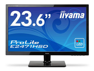 iiyama、Ecoモード搭載の23.6型フルHD LED液晶「ProLite E2471HSD」