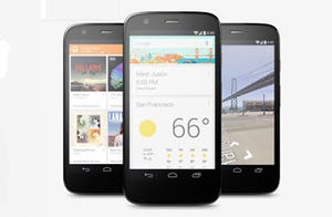 米Google、低価格スマートフォン「Moto G」のGoogle Play版を発売