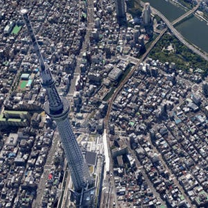 東京スカイツリーがより詳細な3D画像に! Googleが新3Dマップを公開