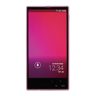 KDDI、F1.9レンズ搭載の3辺狭額縁スマホ「AQUOS PHONE SERIE mini SHL24」