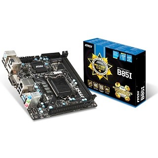 MSI、Intel B85 ExpressチップセットのLGA1150対応Mini-ITXマザーボード