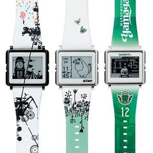 エプソン、電子ペーパー技術採用の新コンセプト腕時計「Smart Canvas」