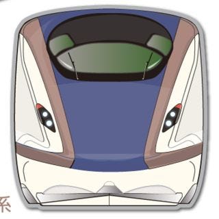 北陸新幹線の新型車両E7系デビュー記念! E7系&E2系のピンバッジセット