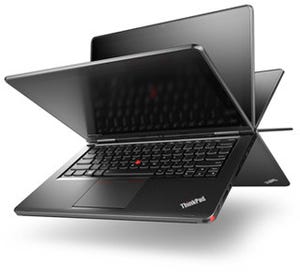 レノボ、ThinkPadでもディスプレイが360度開くUltrabook「Yoga」を発表