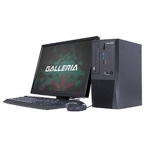 ドスパラ、新設計の高性能きょう体を採用した小型デスクトップ「GALLERIA」