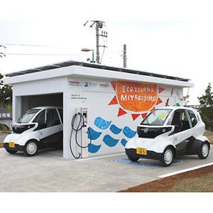 ホンダ、太陽光発電で充電する超小型EV「MC-β」の実験走行を宮古島で実施