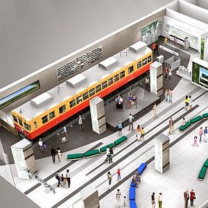 京阪電車樟葉駅「KUZUHA MALL」旧3000系特急車展示ゾーンも! 3/12オープン