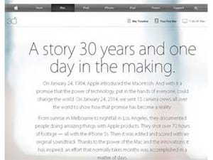 AppleがMac 30周年記念のショートフィルムを公開、すべてiPhone 5sで撮影