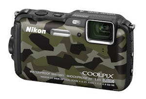 ニコン、F2.8レンズやWi-Fi機能搭載の18m防水デジカメ「COOLPIX AW120」