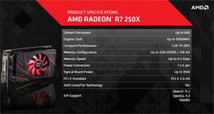 米AMD、99米ドル未満のエントリー向け新GPU「Radeon R7 250X」