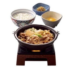 吉野家の新商品「牛すき鍋膳」「牛チゲ鍋膳」が、発売2カ月で700万食突破