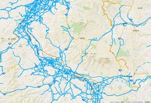 Google、豪雪災害エリアで過去4時間の道路通行実績を表示