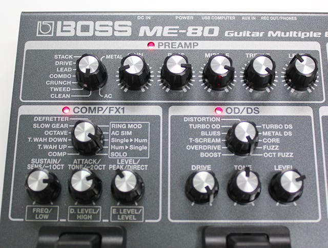 使いやすさ・サウンド・拡張性…すべてが魅力のマルチエフェクツ「BOSS ME-80」の実力やいかに? | マイナビニュース