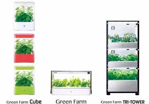 室内で本格水耕栽培! 水やり不要で野菜が収穫できる「Green Farm」に新