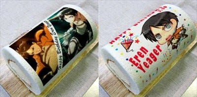 進撃の巨人 エレン イェーガーの 誕生日ロールケーキ が登場 マイナビニュース
