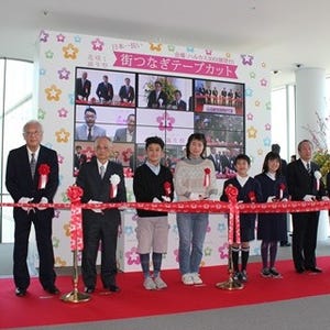 日本一の超高層ビル"あべのハルカス"全面開業! テープカットの長さも日本一
