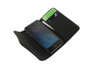 上海問屋、財布のようなデザインを採用したiPhone 5/5s用ケース