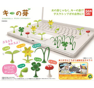 職場のPCから植物が生える!? 今ネットで話題、「キーの芽」発売