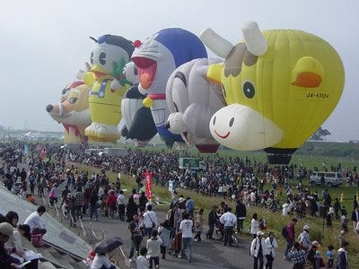 栃木県で 熱気球競技の開幕戦 熱気球ホンダグランプリ 開催 マイナビニュース