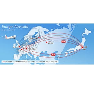 JAL・ブリティッシュ・フィンエアーの共同事業で、ネットワークが拡大