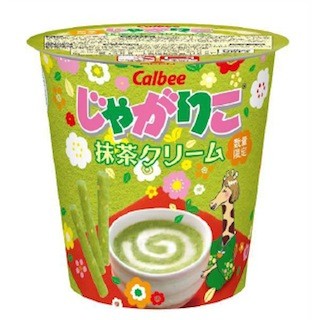 カルビー、「じゃがりこ 抹茶クリーム」を発売 - 初の"スイート"な味わい