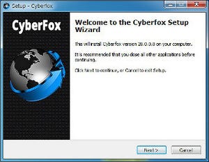 世界のブラウザから - もう1つのFirefoxベース 64bit版ブラウザ「Cyberfox」
