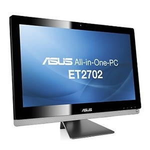 ASUS、27型2560×1440ドットで10点マルチタッチ液晶の一体型デスクトップ