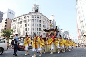 東京都千代田区の日枝神社で、江戸三大祭の筆頭「山王まつり」を開催