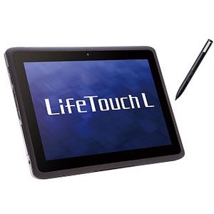 NEC、10.1型Androidタブ「LifeTouch L」のペン入力モデルとLTEモデル