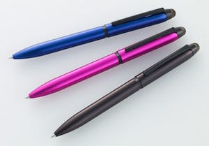 三菱鉛筆、"なめらかな操作感"のタッチペンを搭載した3色ボールペン発売