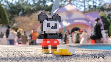 ナノブロックのミッキーたちが東京ディズニーランドで冒険 特別映像が公開 マイナビニュース