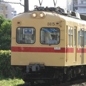 西日本鉄道、313形旧塗装電車の出発式を貝塚駅で5/23開催 - 来年1月引退へ