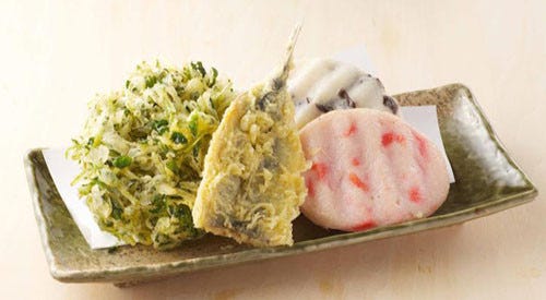 丸亀製麺 いわし天 など天ぷら3種とおむすび2種を期間限定で販売 マイナビニュース