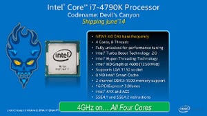 Intel、新TIMを採用したCore i7倍率アンロックモデル「Devil's Canyon」発表