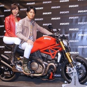 モンハン×ドゥカティのコラボバイク誕生、永井大「女性のくびれのようなボディ」