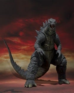 ハリウッド版 Godzilla のゴジラ 14 が早くもmonsterartsでフィギュア化 マイナビニュース