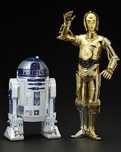 スター・ウォーズ』名コンビのR2-D2＆C-3POが「ARTFX+」シリーズ再生産