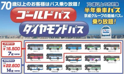 京成グループのバス会社14社 70歳以上が対象の半年間乗り放題定期券を発売 マイナビニュース