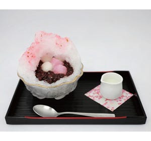 銀座立田野から桜色のかき氷「夏桜」発売 - "来年もまた食べたくなる"味に