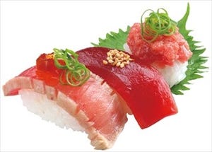 マグロを旨みを1皿で3通り味わえる! 回転寿司のスシローが30周年記念祭