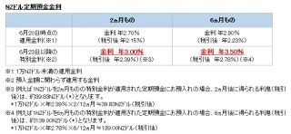 住信SBIネット銀行、NZドル・南アランド定期預金 特別金利キャンペーン実施