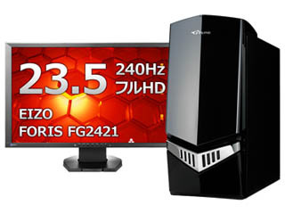 G-Tune、240Hz駆動のEIZO製モニタ「FORIS FG2421」がセットのゲーミングPC