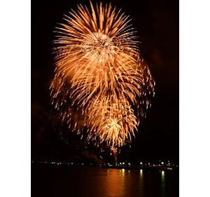 神奈川県横須賀市で「開国花火大会」! 東京湾に水中花火を打ち上げる