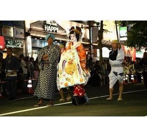 北海道札幌市で「すすきの祭り」開催! 華やかな花魁道中に100軒の屋台